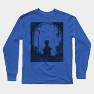 Forbidden Forest - Blue Woods Long Sleeve T-Shirt